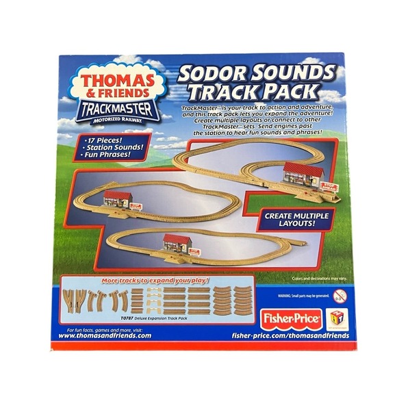 Thomas Friends Trackmaster Sodor Sounds Track Pack 17 Pieces Toy - Picture 2 of 7